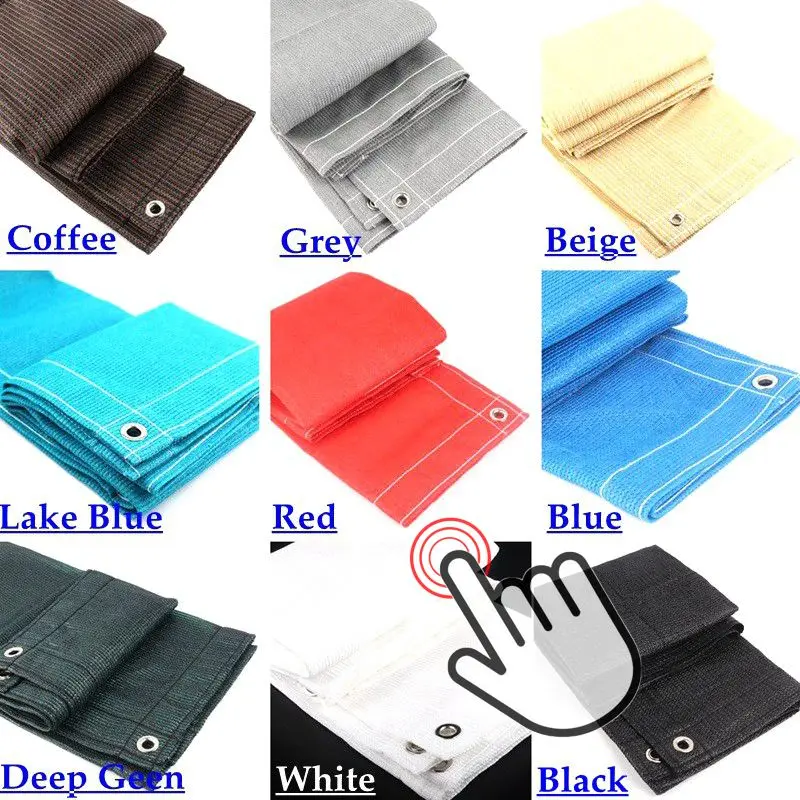 Description Picture 3 of itemNew Type Round Silk Sunshade Nets Plants Protection Net Knitted Sun Shading Sail Balcony Windscreen Mesh HDPE Sunscreen Fabric