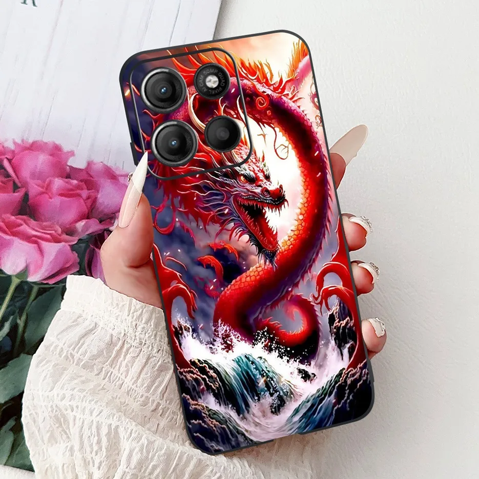 Colorful Flower Painted Soft Silicone Case for Motorola Moto G Series