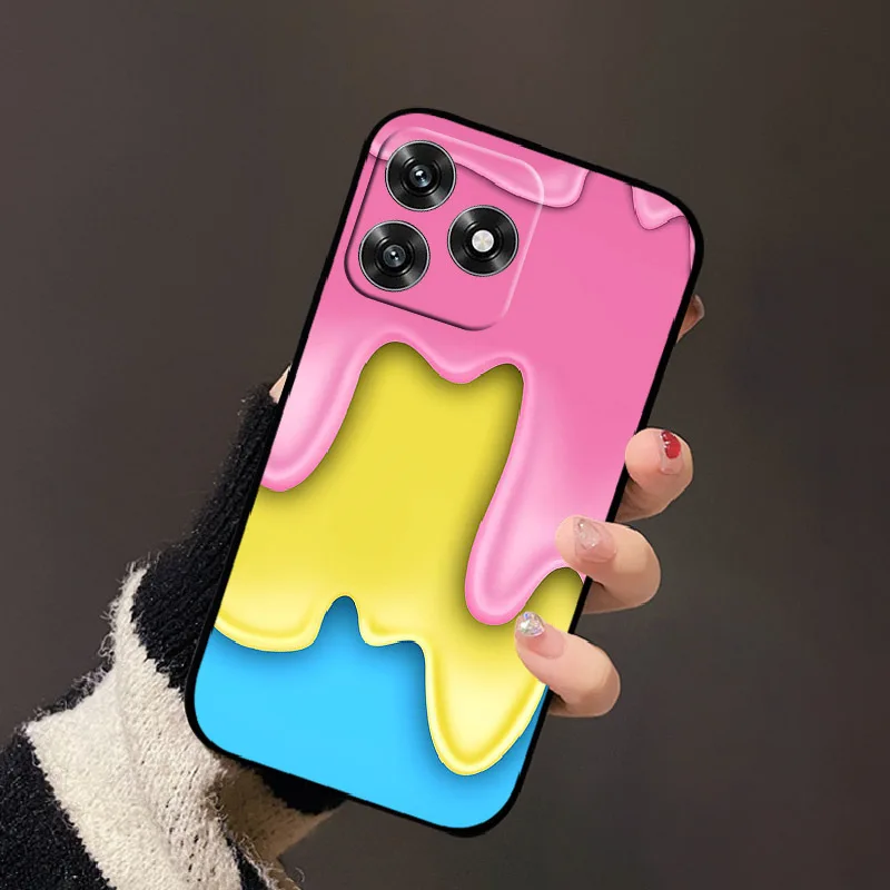 Fashionable Cute Soft Silicone TPU Back Cover Case