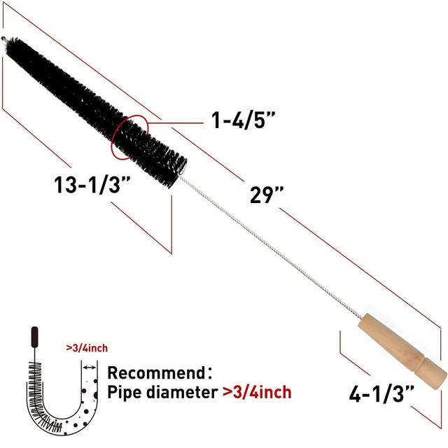 2 Pack Dryer Vent Cleaner Kit Dryer Lint Brush Vent Trap Cleaner