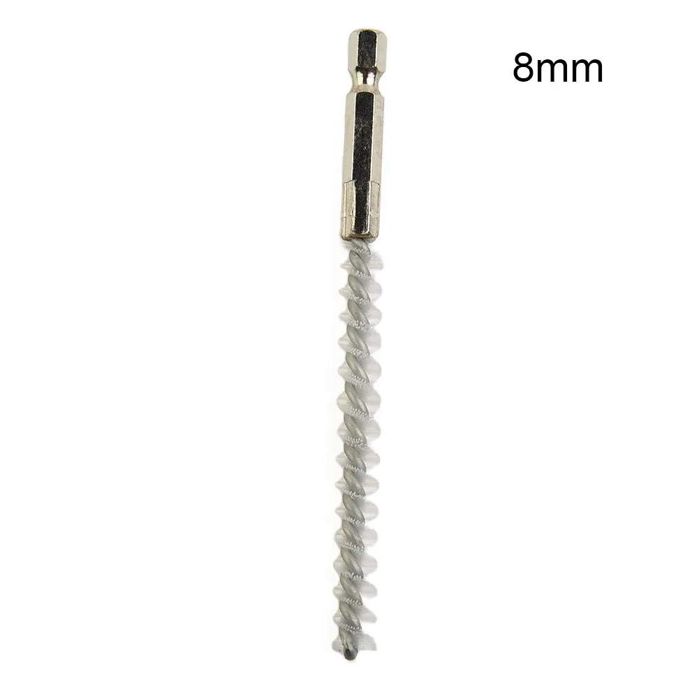 

1Pc Drill Brush 8-19mm Nylon Wire Brushes 1/4'' Hex Shank For Tube Machinery Washing Polishing Rotary Tool Electric Grinder