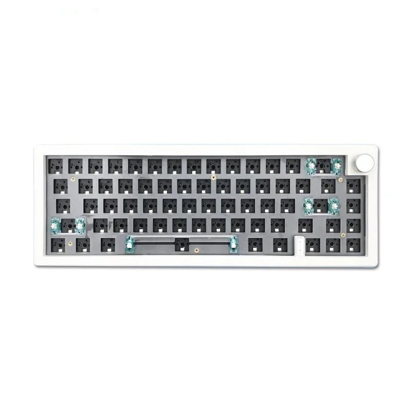 

Hot Swappable Mechanical Keyboard Gasket Bluetooth 2.4G RGB Backlit Structure 3 Mode Customized