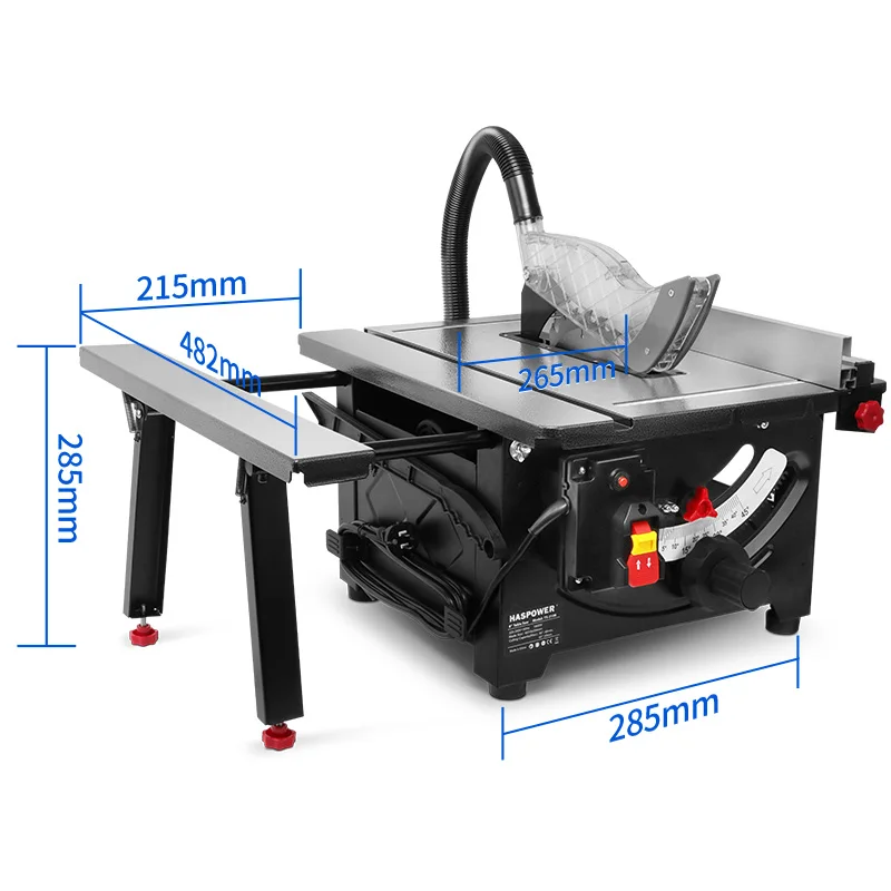 Household Woodworking Portable Table Saw Machine 8 inch 1500W For Aluminum Cutting