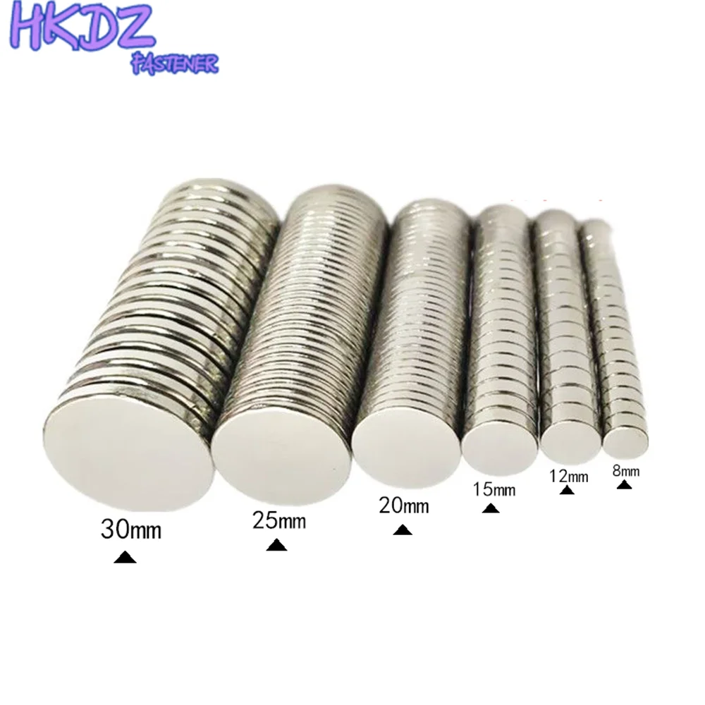 Lot Super Strong 25 mm x 2 mm N35 Round Disc Magnets Rare Earth Neodymium Magnet 