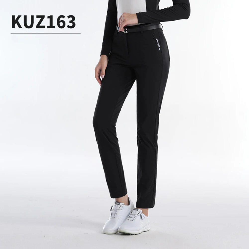 

PGM Women's Golf Pants Invisible Pocket Zipper Comfortable Leisure Sports Casual High Elastic Soft Trousers KUZ163