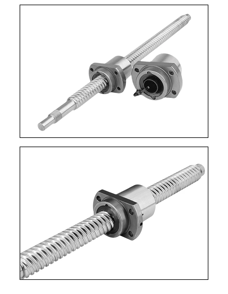Hochpräzise Kugelumlaufspindelmutter ohne bearbeitet SFU3205 SFU4005 DFU3205 DFU3210 SFS3220 SFY3232 SFE2525 SFE3232 Länge 100-1150 mm – Detail 19