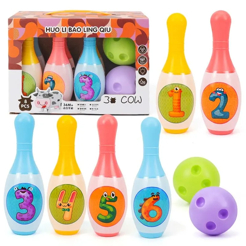 Children's Vitality Sports Bowling Leisure Indoor Sports Games Digital Bowling Kindergarten Children's Interactive Toys