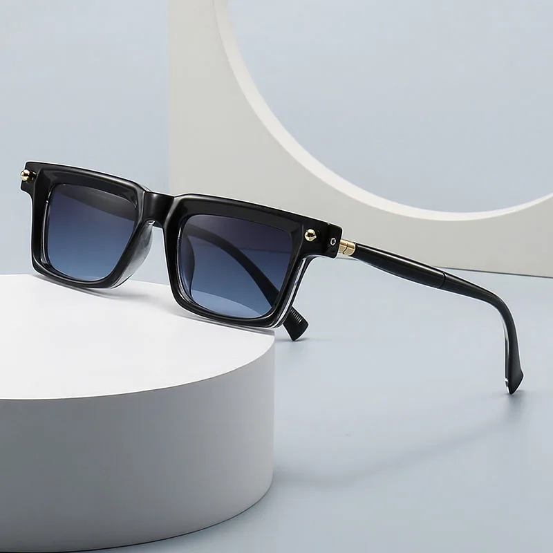 

Солнечные очки Oulylan квадратные UV400 для мужчин и женщин, модные брендовые дизайнерские солнечные аксессуары в стиле ретро, прямоугольные, с градиентом