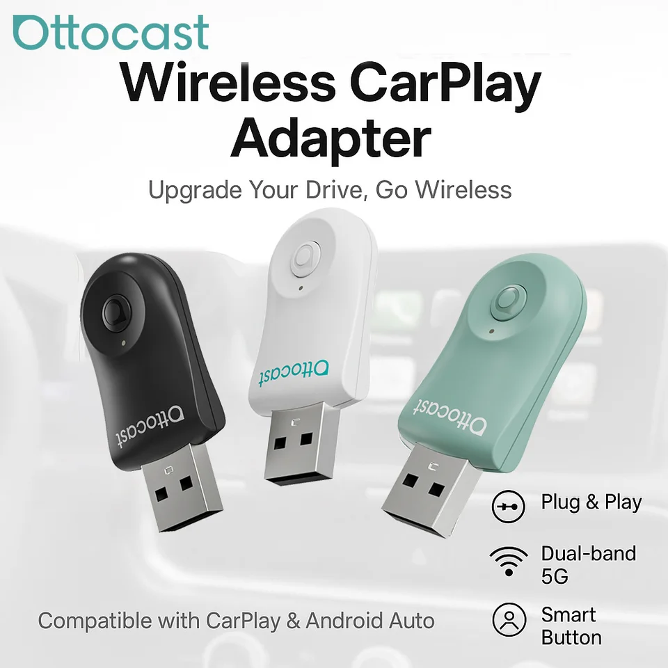 Ottocast CA505-T MINI 2-in-1 draadloze adapter