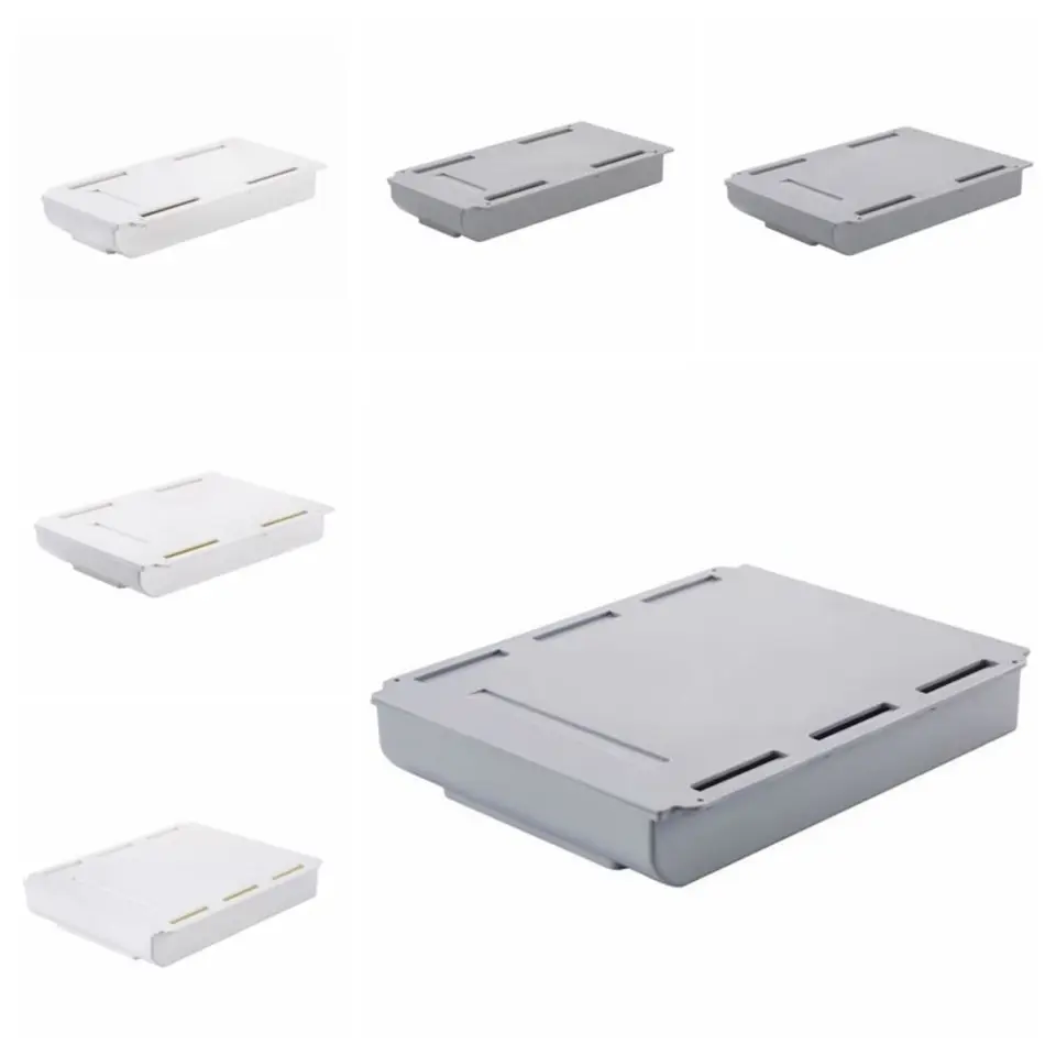 Portable Hidden Drawer Organizer Under Desk Storage