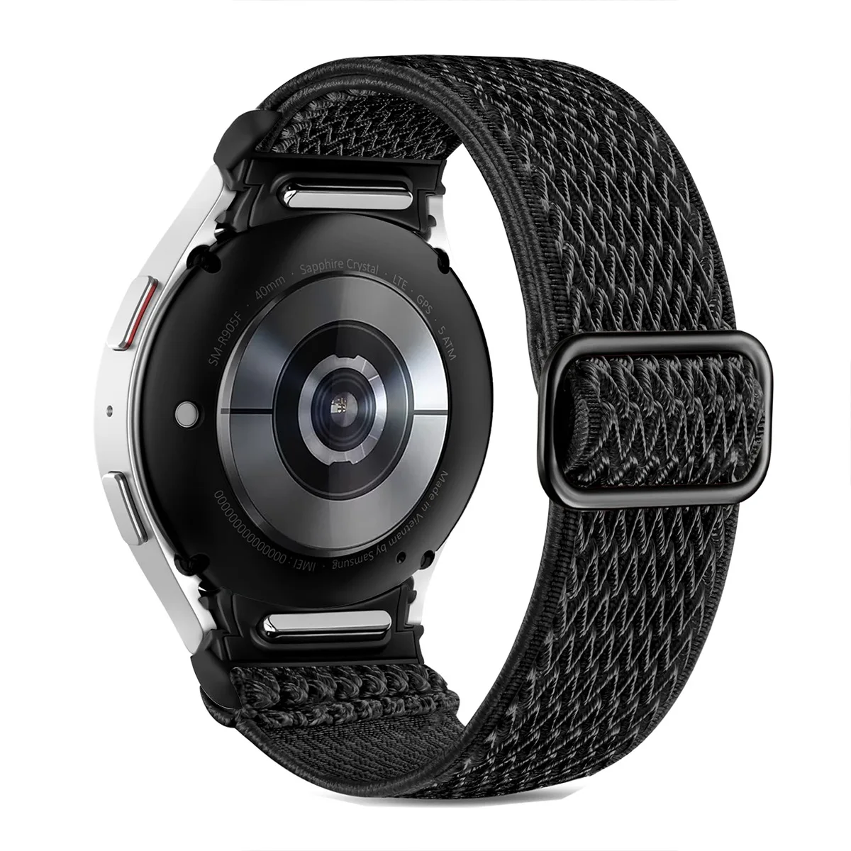 Elastic Nylon Band for Galaxy Watch - No Gaps Design