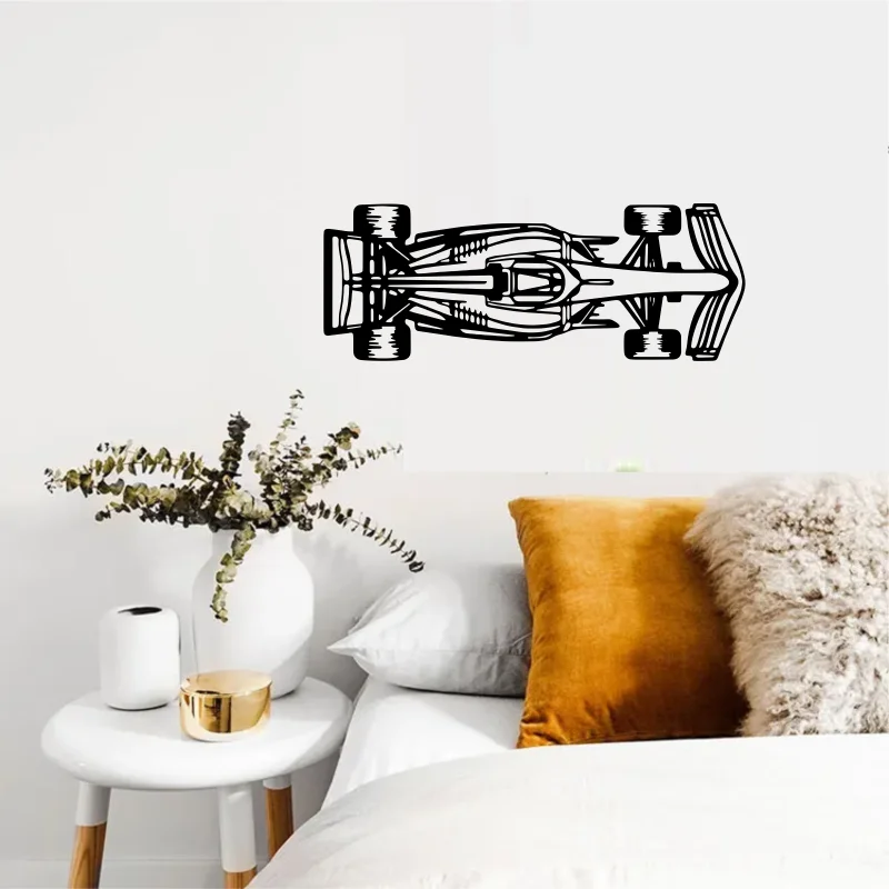 1PC Minimalist F1 Formula racing Wall Decor sticker Wall Indoor window glass Decoration Ornament 587