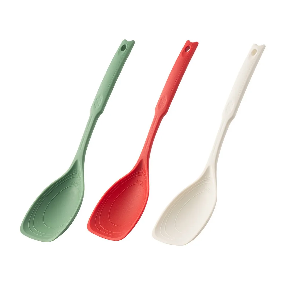 Spot Two-in-one Silicone Spatula Spoon High Temperature Resistant Non-stick Pan Special Cooking Shovel Silicone Shovel Kitchen