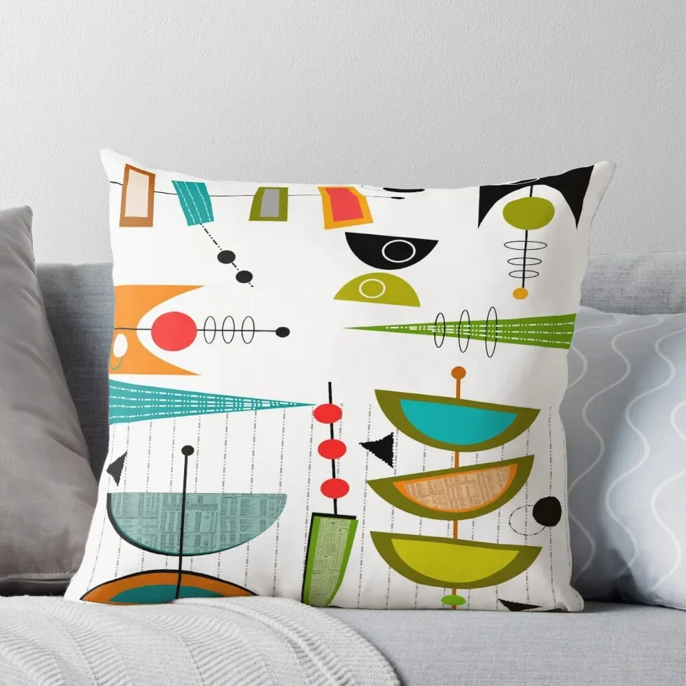 

Mid-century Modern Abstract #55 Throw Pillow christmas pillow case Christmas Covers