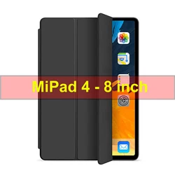 Premium PU Leather Flip Cover for Xiaomi Mi Pad - Full Protection and Smart Sleep Function (MiPad4 8inch Black)