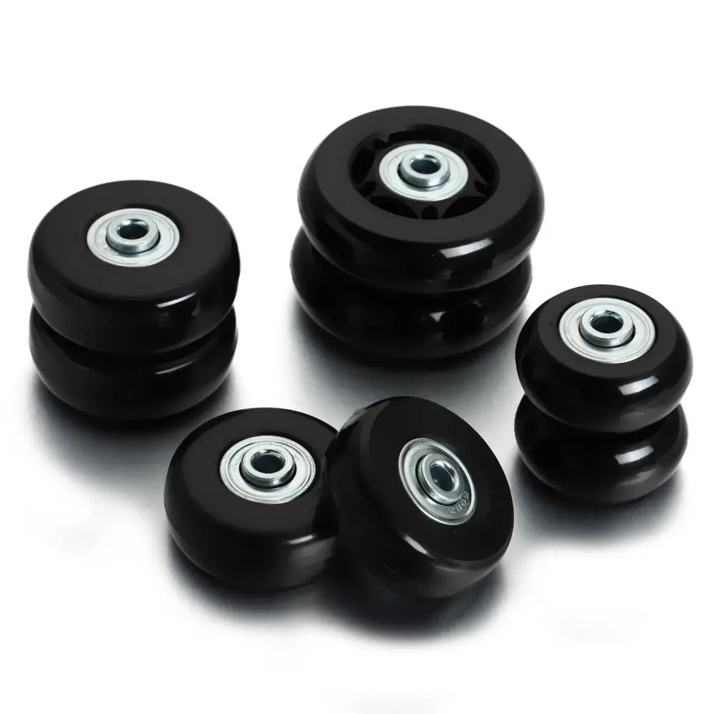 2Pcs Ersetzen Räder Mit Schraube Für Reise Gepäck Koffer Räder Achsen Reparatur Kit 40/45/50/60mm Stille Caster Rad Reparatur – Detail 6