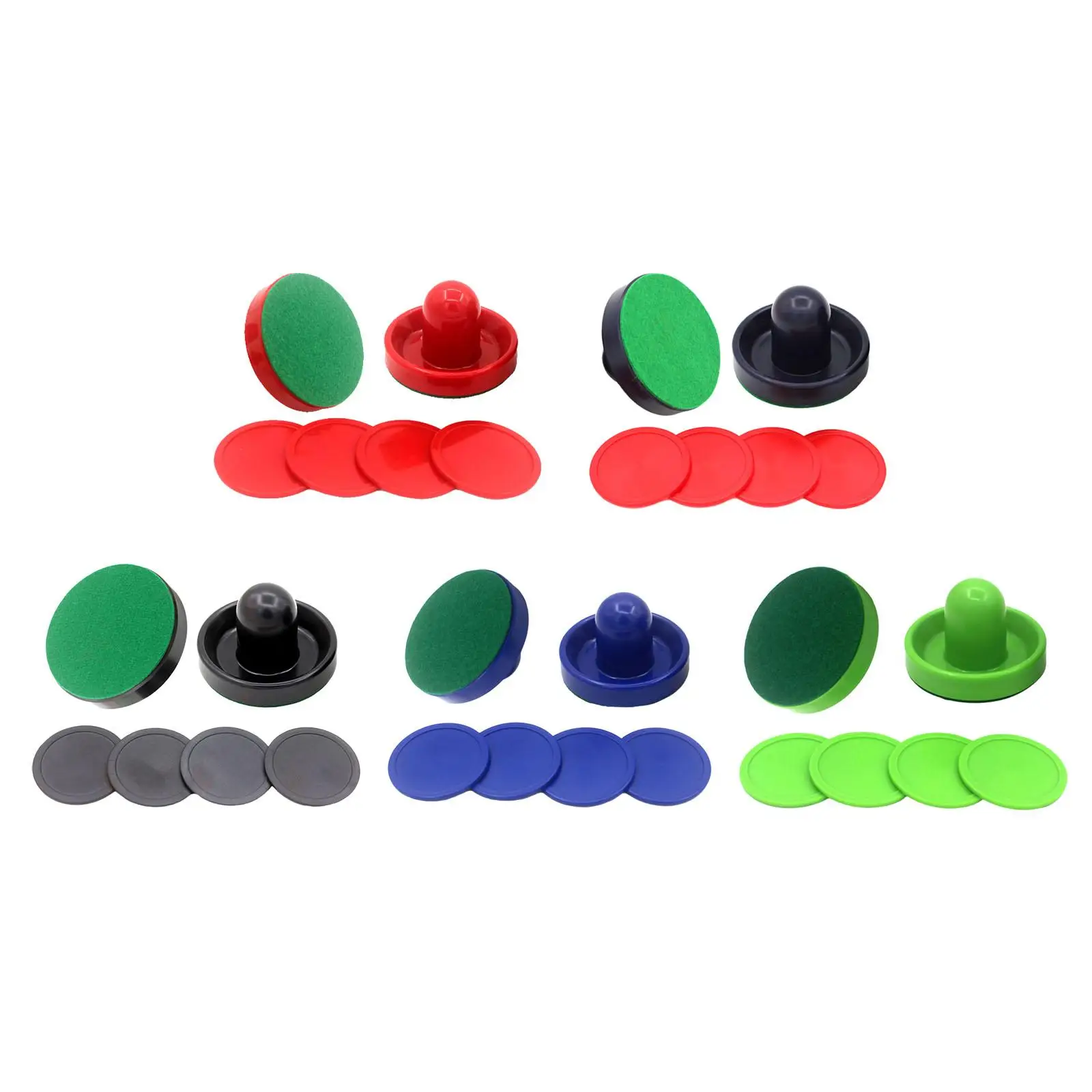 Mini Air Hockey Paddles and Pucks Set - Game Table Equipment Essentials