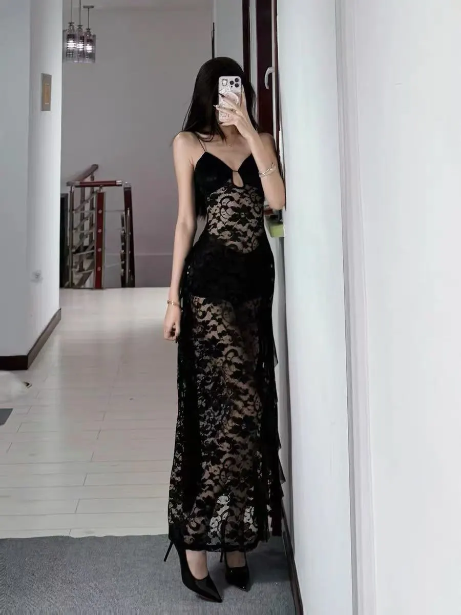 Hollowed Transparent Dress - Gothic Aesthetic photo review
