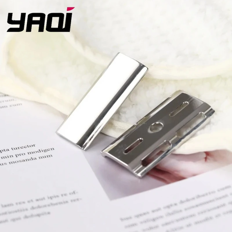 YAQI 고스트 90SB 316 스테인리스 스틸 광택 안전 면도기 헤드(0.90mm 블레이드 간격)
