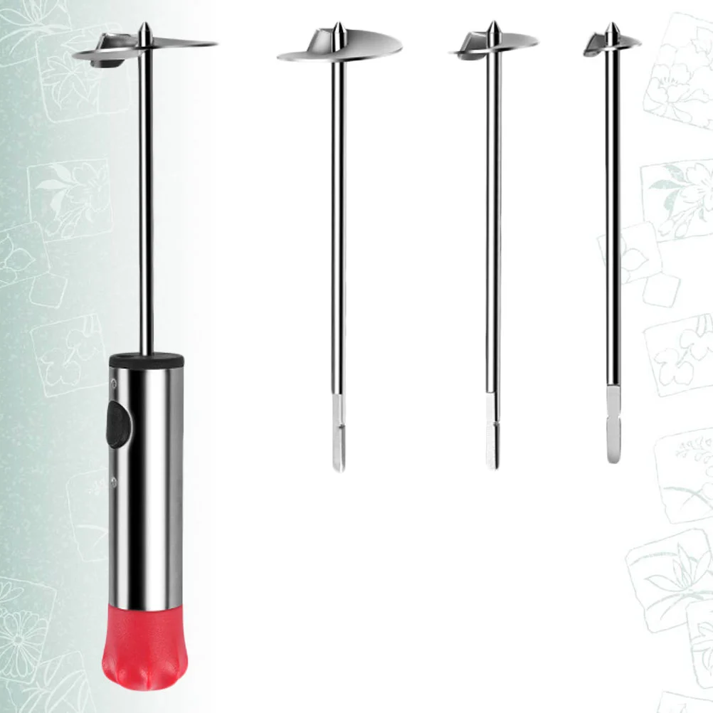 

Vegetable and Fruit Digging Rotator Cherry Pitter Tools for Kids Stainless Steel Drill Potatoe Slicer Spinner
