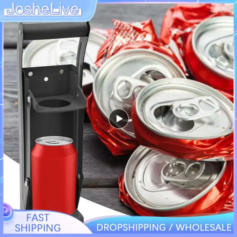 

500ml 16.9 OZ Can Press Crusher Recovery Tool Wall-mounted Beer Can Opener Multi-function Electric Bottle Opener