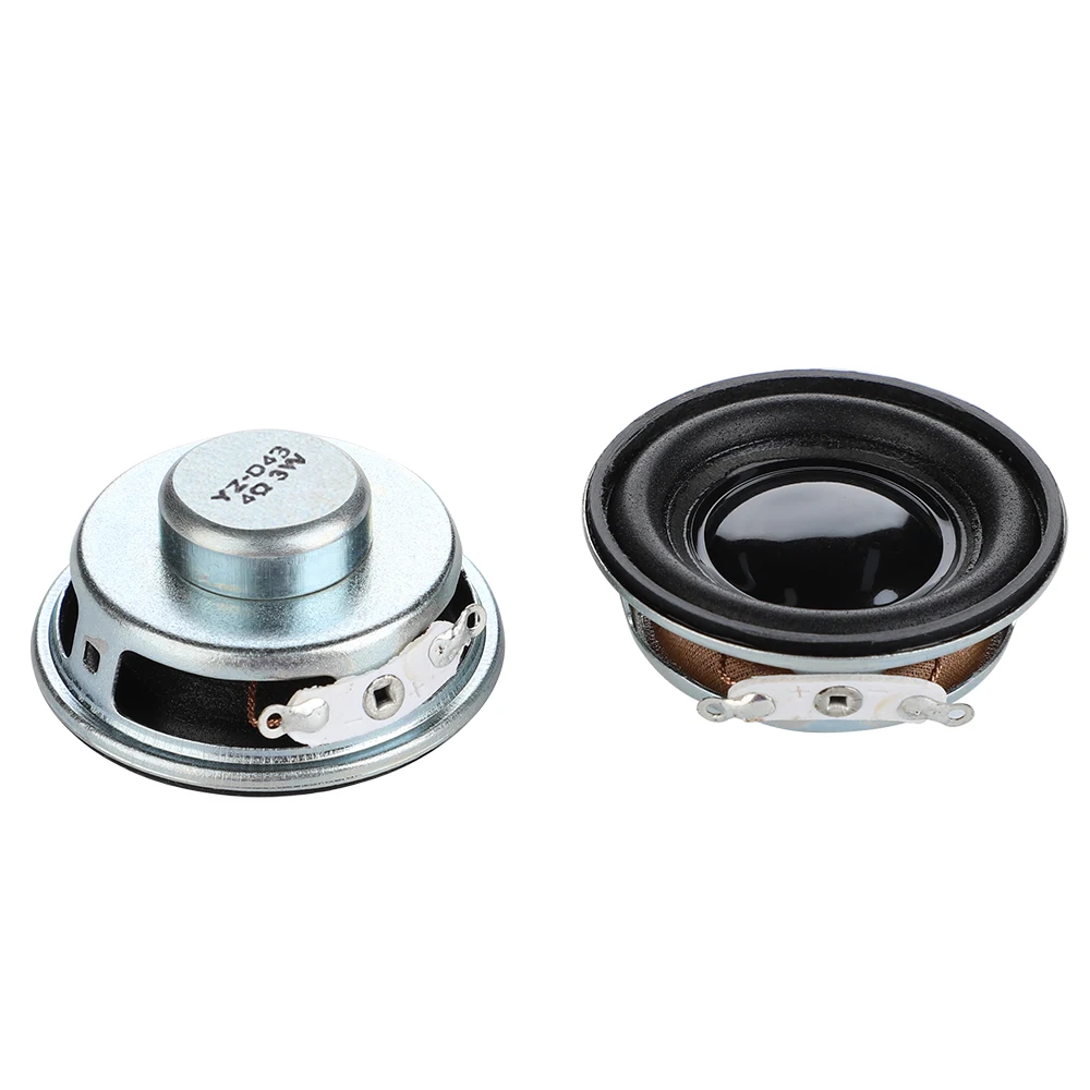 Mini Portable Speakers 2Pcs 1.5 Inch 40MM 4 Ohm 3W Full Range Audio Speaker Stereo Sound Home Theater Loudspeaker mini bluetooth speaker,portable speaker,mini sound box,audio speaker