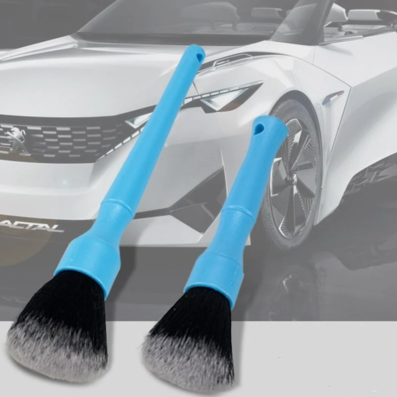 

Car Interior Detailing Brush Super Soft Automotive Detail Brushes for Air Outlet Wheel Rims Cleaning Car Seat Gap Cleaner Brush