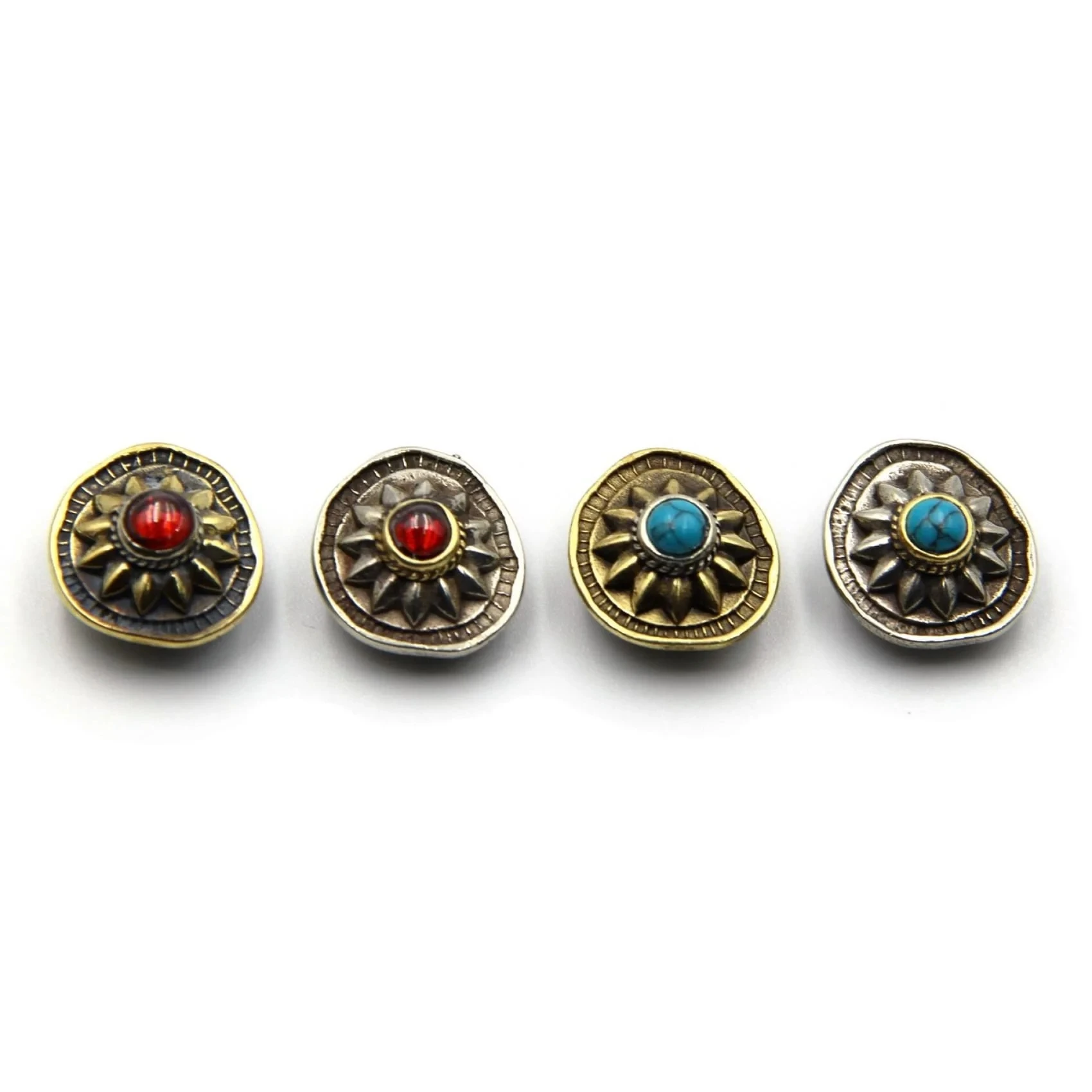 

Baroque Style Turquoise Concho Rivets For Leather Goods