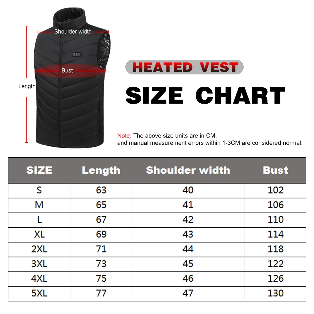 27 Areas Electric Heated Vest Heated Jackets Men Women Sportswear Carbon Fibre Heat Coat USB Heating Jacket For Outdoor heated jacket