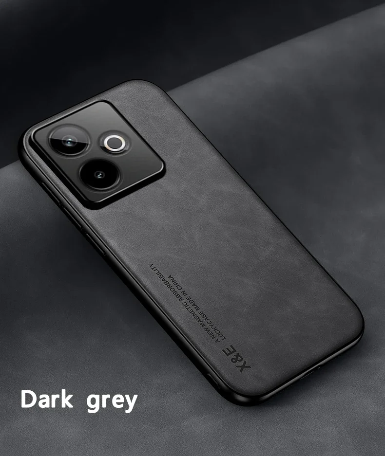 Magnetic Leather Texture Phone Case with Car Holder