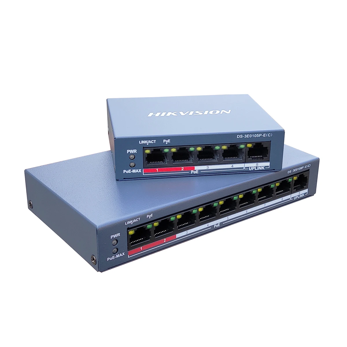 Hikvision PoE Switch 48V 4CH 8CH DS 3E0105P E DS 3E0109P E Unmanaged