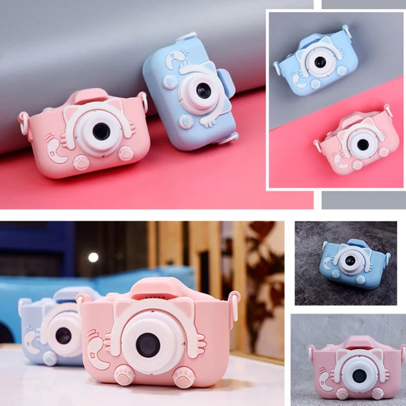 Mini Camera Kids Digital Camera Cat Toy HD For Kids Educational Toy Children's Toys For Boy Girl digital camera