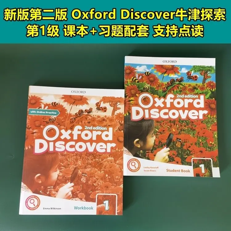 12pcs/Full Set English Version Second Edition Oxford Discover Oxford Children's English Textbook Level 1-6 Free Shipping