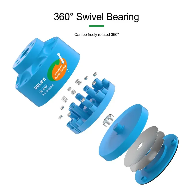 RELIFE RL-078A Multi-function Screwdriver Storage Holder Rotating