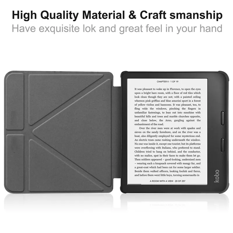 Capa inteligente para funda kobo libra 2