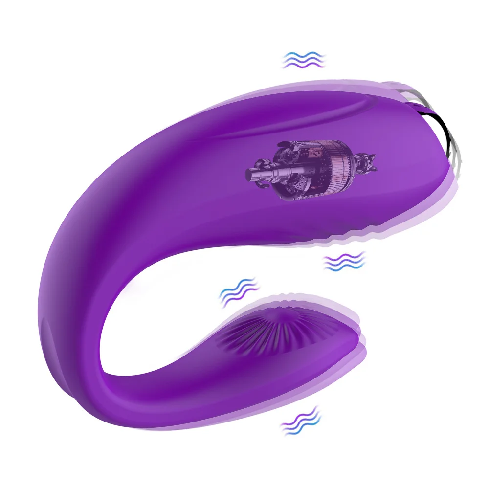 Dildo Vibratore a Forma di U per Donna Stimolazione del Clitoride del Punto G Giocattoli Sessuali Vibranti per C_voghion.com