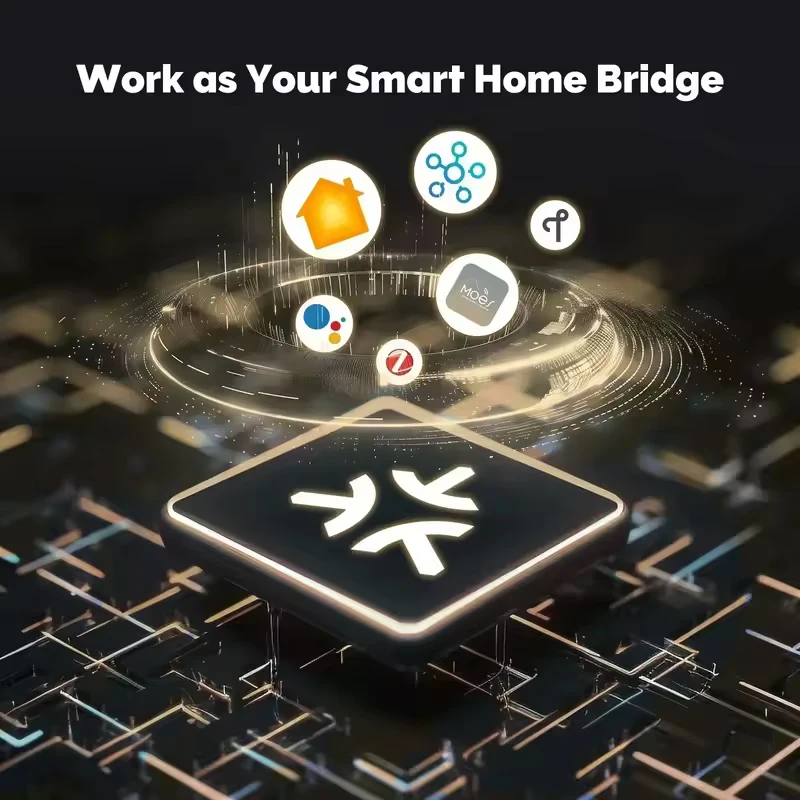 Tuya Smart Gateway Zigbee Matter Thread Support Voice Control Alexa Siri Homekit Smartthings Google Home