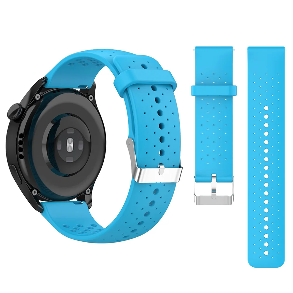 Silicone Smartwatch Band – Versatile 20mm/22mm Sports Strap