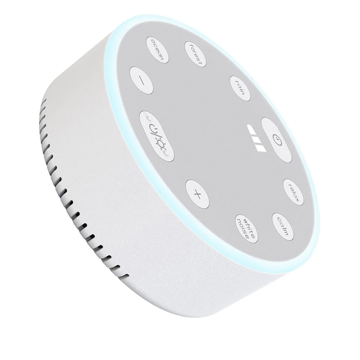 B34B-Baby White Noise Machine USB Rechargeable White Noise Sound Machine Baby Sleep Sound Player Night Light for Home Office