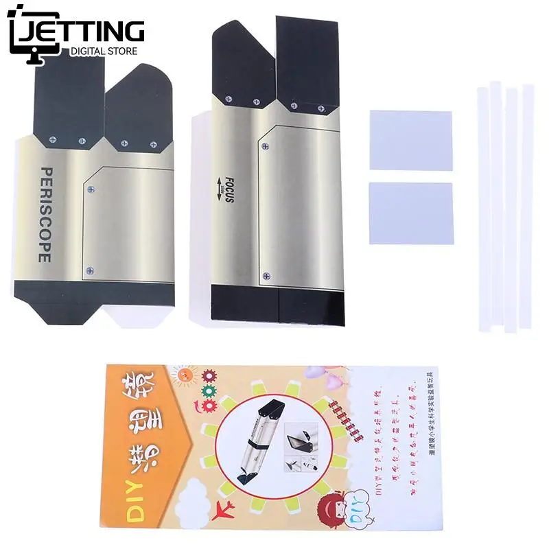 DIY Paper Telescopic Periscope Model Building Kits Inventions Physics Experiment Assembly Kits Pupils Technology Education Toys educational toy physics experimental equipment