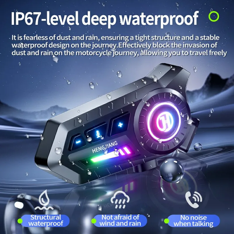 X3 Motorcycle Bluetooth Helmet Headset Waterproof