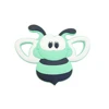 1pcs Cartoon Animal Bee Silicone Teether Baby Rodent Teeth Care DIY Silicone Bead Nipple Chain Chew Toy 6