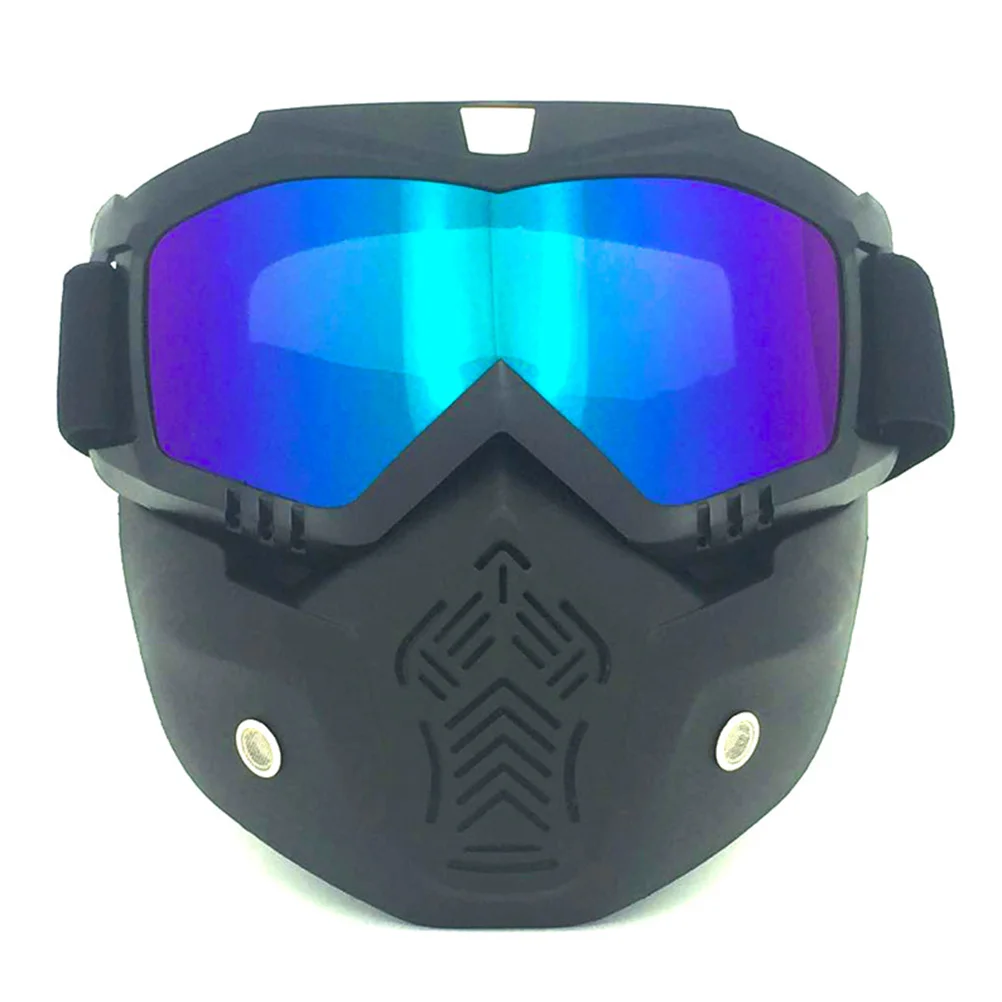 Winter Snow Goggles Ski Snowboard Snowmobile Face Mask Sun Glasses Eyewear (Matte Black Frame and Grey Eyeglass)