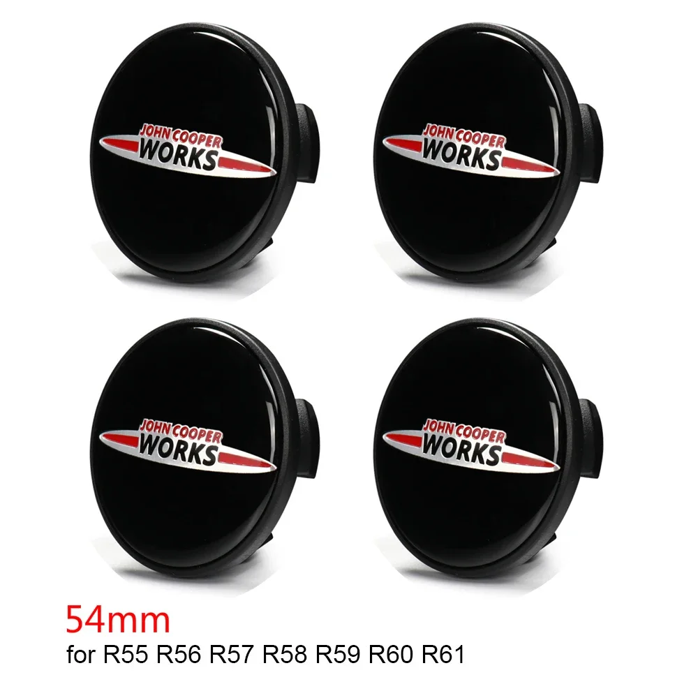 4 Stks 54mm Auto Naafdoppen Naafdeksel Naaf Naafdoppen Auto Decoratie Auto Styling Voor Bmw Mini Cooper S Coupe Jcw F56 F60 R50 R52 R53 R55 R56