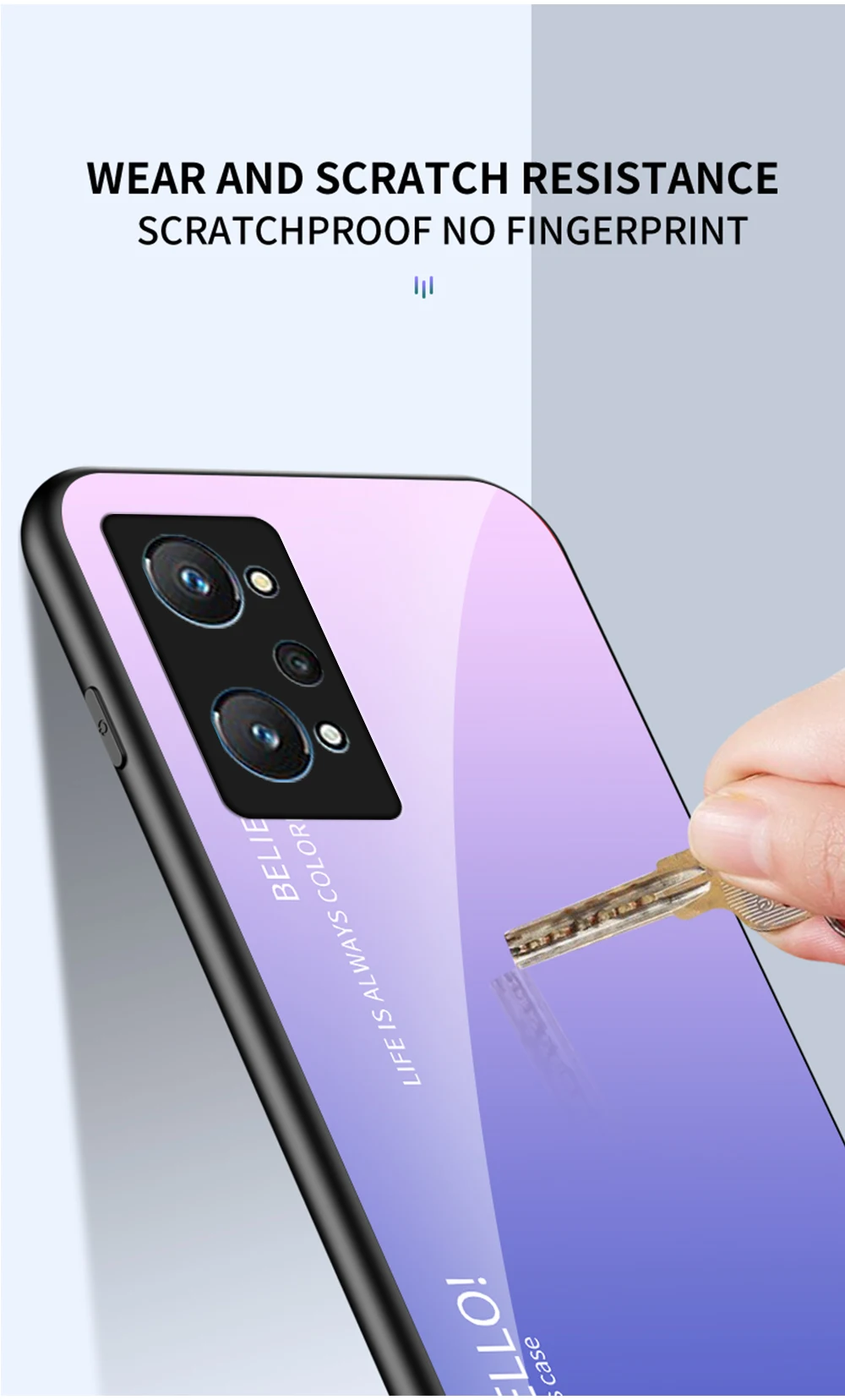 Husă din sticlă pentru Realme GT Master DECLAREYAO Husă subțire din sticlă dură securizată pentru OPPO Realme GT 2 Neo 3 2T Husă bliț din silicon_voghion.com