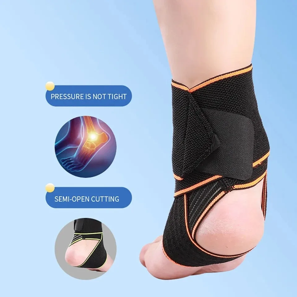 Ankle Support Professional Elastic Brace Sports Strain Wraps Bandages 1PCS