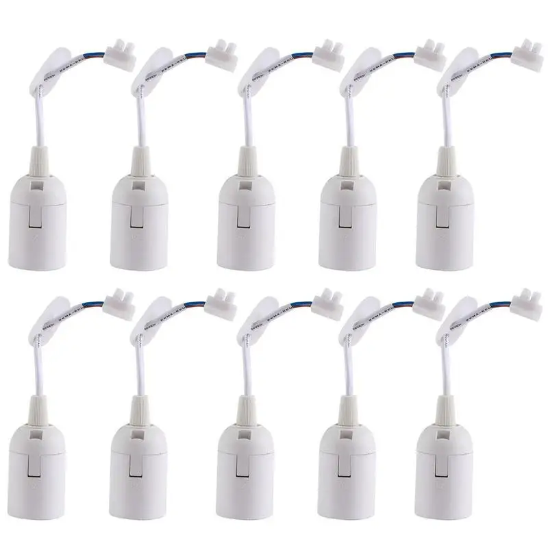 Hangings Light Socket With Cord 10pcs E27 Lamp Socket Lantern Cord Cable Lamp Holder Shop And Family Hangings Light Cord With