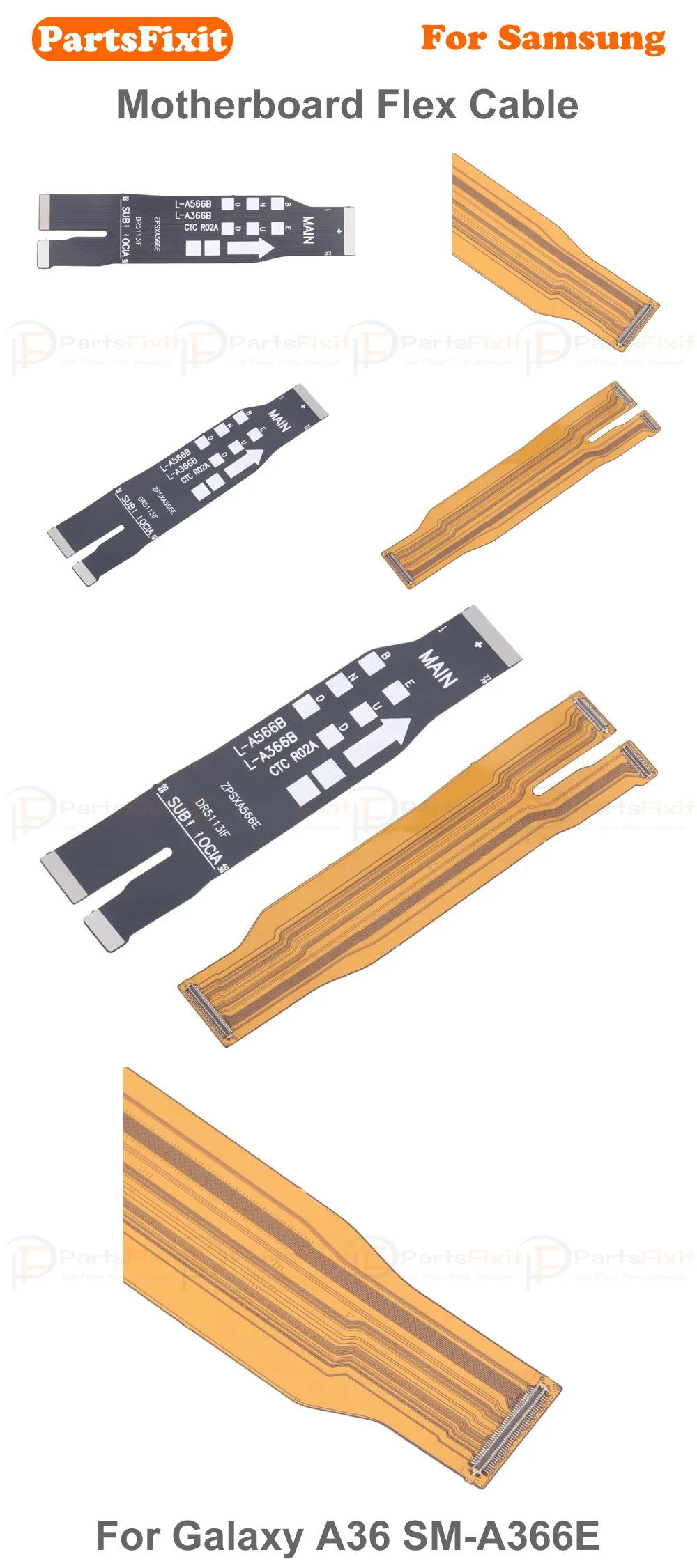 High Quality Main Board Motherboard Connector SUB Flex Cable For Samsung Galaxy A36 SM-A366E Main Flex Cable Replacement S529127b80d8f4a49ae8d863a608bb6b1C