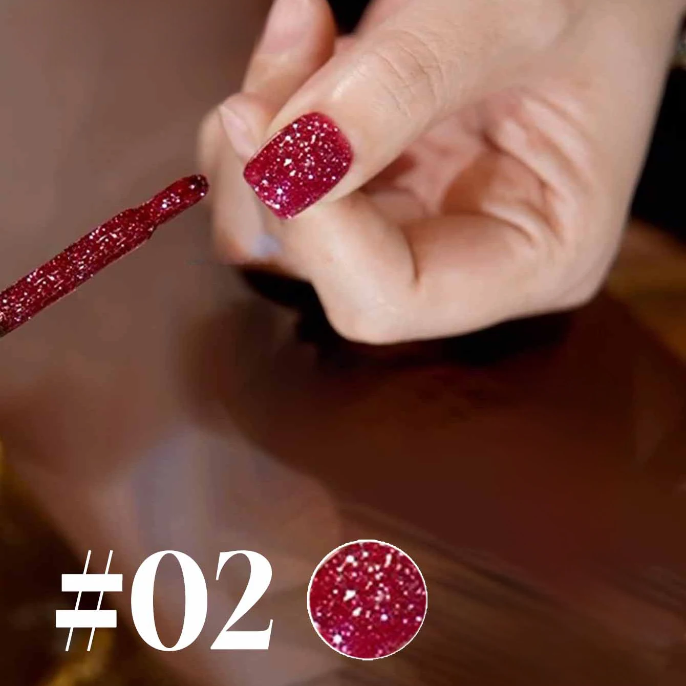 MIANEL 12ML Milchweißer Glitzer-Gel-Nagellack Hochglanz Glühbirnenfeiner Glitzerpuder Nagellack 2026 Weiße Nägel 1-12 Stück – Detail 15