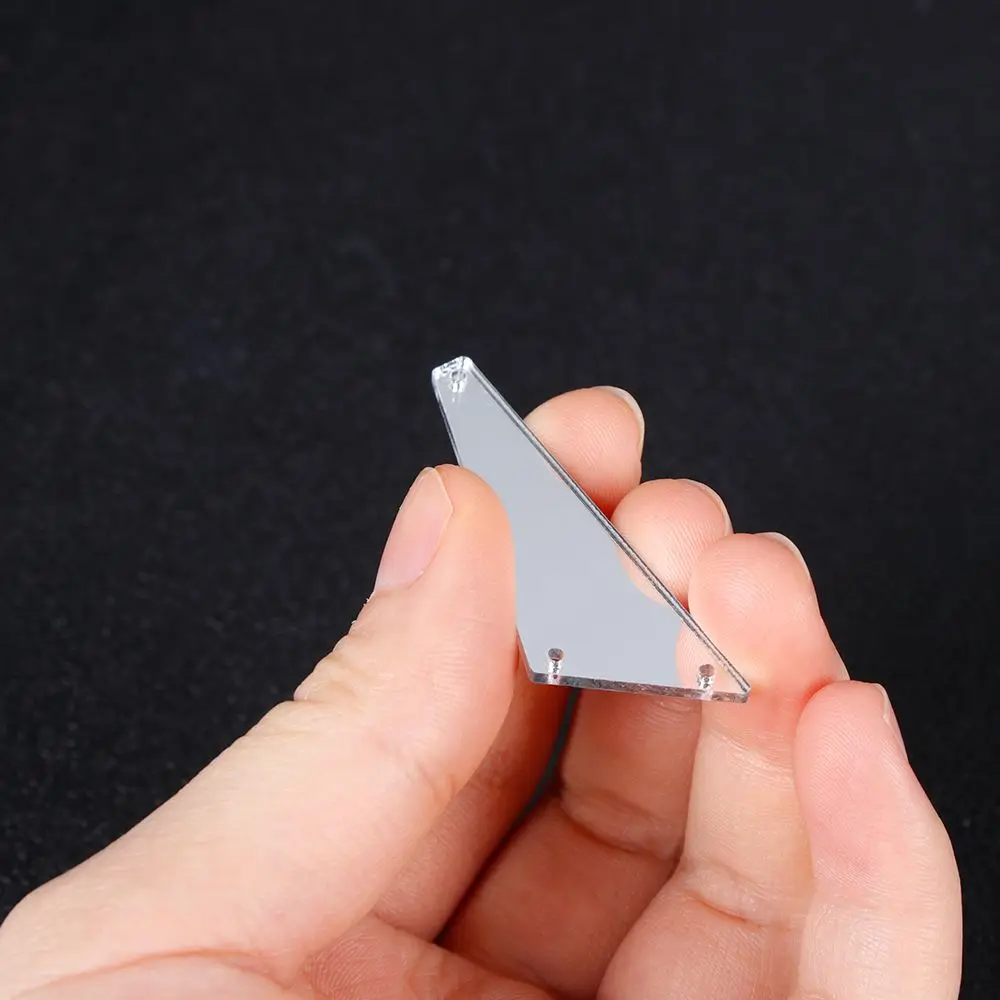 10/50pcs Crystal Mirror Sew On Rhinestones Irregular Acrylic Shiny White Sewing Rhinestone For Wedding Dress